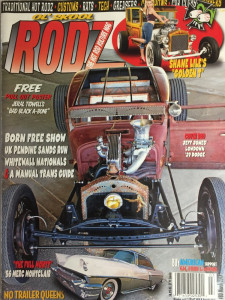 OL' SKOOL RODZ 2017 MAR - GOLDEN T, '29 DODGE, BAD BLACK A-BONE, TRANS GUIDE